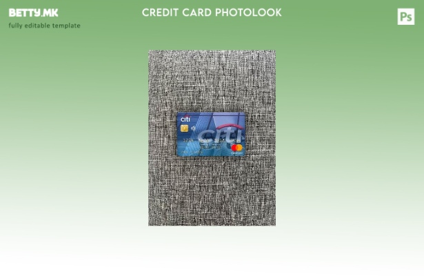 Модерен стил на предниот шаблон за фотографска карта на мастеркард на Перу Citib